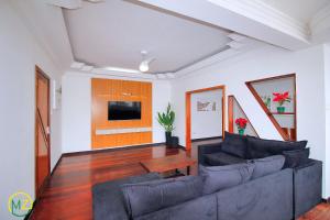 Espaçoso 3 quartos na quadra da praia p 7 pessoas