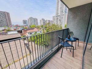 Chic studio Vista Cordillera, céntrico, Wifi