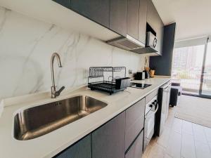 Chic studio Vista Cordillera, céntrico, Wifi