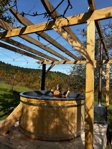 GLAMPING BRUNDO - Tents and Cottage with SAUNA & JACUZZI