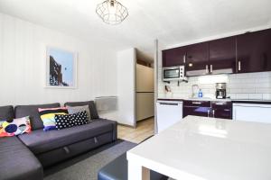 Joli T2 Flaine Foret, oriente sud, linge & menage compris