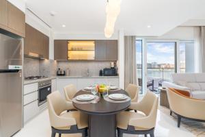 Beachfront Luxe 1BR Grand Bleu with Private Beach & Sea View