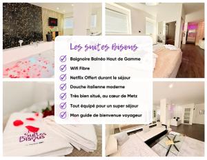 Les Suites Bisous Metz - Jacuzzi & Private Sauna