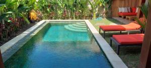 Wonderful private villa with pool with beautiful views of the rice fields