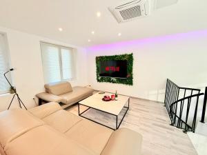 Loft Luxe Nancy - Jacuzzi - Sauna - Cinéma
