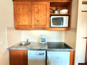 Appartement 3 pièces, accès skis aux pieds, 7 pers, Plagne Soleil - FR-1-351-209