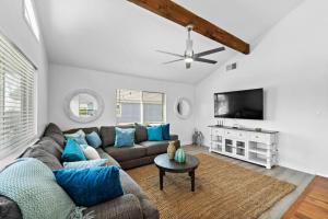 Waterfront beach house with the ultimate game room and two docks