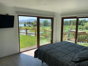 Casa con vista lago Rapel