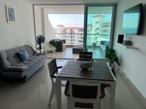 Apartamento con vista al mar en Bello Horizonte, Santa Marta