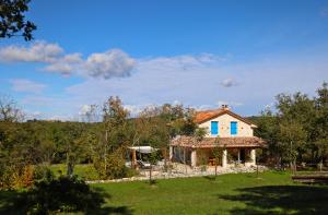 Villa Krug with 3 br and a pool immersed in nature near Buje