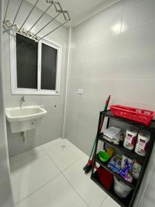 Apto com vista mar e sacada gourmet