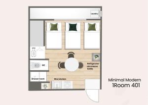 Auram Modern Apartment Fukuoka