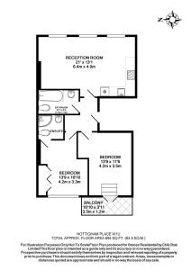 Elegant 2 Bed Marylebone Flat with Balcony