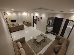 Salam Apartments 2 Two bedrooms, a hall, two bathrooms, and a kitchen C