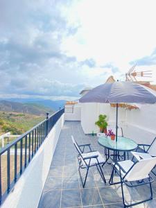 El nido del búho Soportujar Casa con terraza