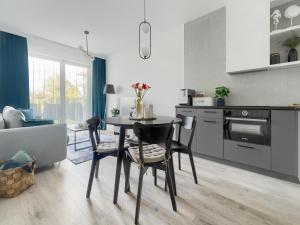 Ground floor apartment with a garden in Niechorze