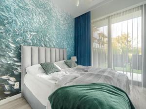 Ground floor apartment with a garden in Niechorze