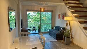 Departamento 2 ambientes en Guemes con cochera propia cubierta