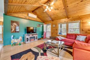 High Peak Heaven: Cozy Log Cabin on 1 Acre!