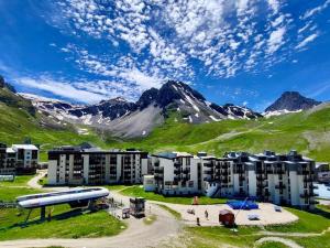 Studio Sud Tignes, ski au pied, balcon, linge inclus hiver - FR-1-449-79