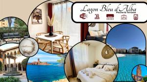 LAGON BLEU - Proche Gare Routière - Terrasse & Piscine - 3Km PLAGE - PARKING & WIFI Gratuit - OFFRE SPECIALE