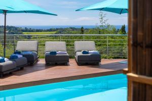 Splendide villa de luxe, vue mer et montagne