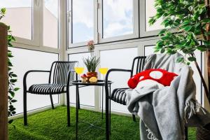 Fireplace Magic 108m2 with Balcony & Foosball