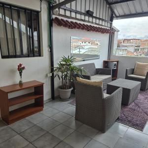 Beautiful suite with a nice view of the city