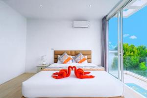 Bobut beach, Koh Samui, Thailand, sea view, four-bedroom, four-bathroom villa C