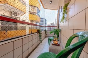 Apartamento aconchegante a 85 m da Praia com vaga