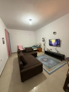 Room with toilet and tv for couple