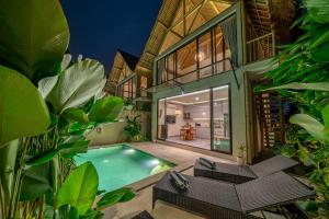 Green Harmony 4 Dive In - 1BR Pool Villa in Tranquil Ricefield Setting