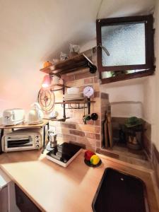 Tiny studio, rustic style, historic center
