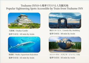 最大4名 黒門市場 オタロード近く なんば徒歩圏 Tsubame INN Nipponbashi