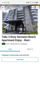 Take 3 Roxy Sematan Beach Apartment