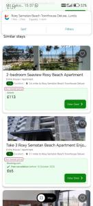 Take 3 Roxy Sematan Beach Apartment