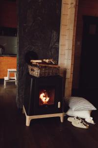 Houten Villa "ReisnaarPolen" Royaal ontbijt tevens Gluten Lactose vrij, Vega en diner mogelijk, sauna en Hottub