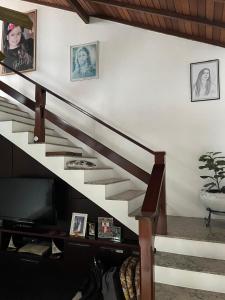 House with electric fence, alarm