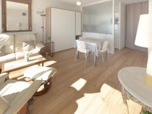 Studio spacieux 4 pers face plage avec balcon - FR-1-197-639