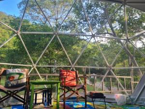 Dome Treehouses for family 2 adults 2 kids