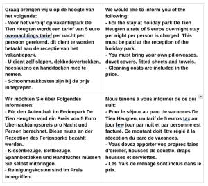 Chalet 426 met airco familiecamping de Tien Heugten Schoonloo Drenthe