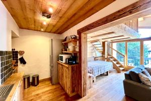 Charming Alpine Apartment in Megève Mountain View