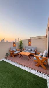 شقة فاخرة بسطح