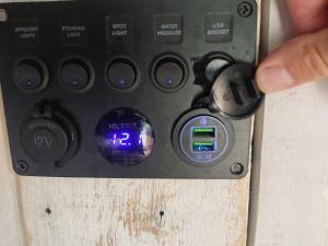 Van Bon marché sans douche