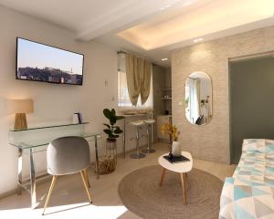 Acropolis view modern studio