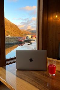 Northern Lights Oceanfront Cabin Lofoten