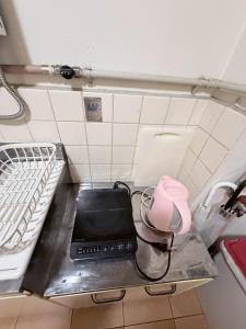 Large two separated rooms with 5 beds in the Osaka