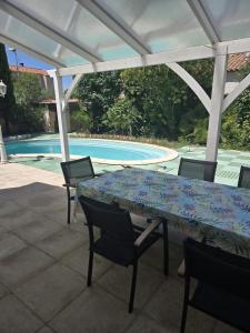 Villa cosy avec piscine au calme entre mer et montagne