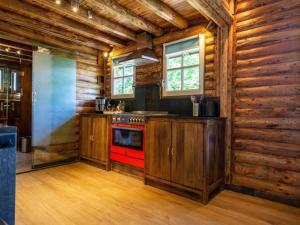 Spacious wooden chalet with covered terrace