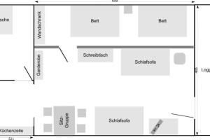 Ferienappartement E229 für 2-4 Personen an der Ostsee